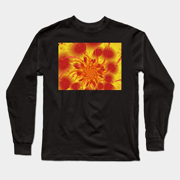 Sunburst Long Sleeve T-Shirt by Edward L. Anderson 